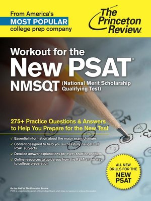 cover image of Workout for the New PSAT/NMSQT